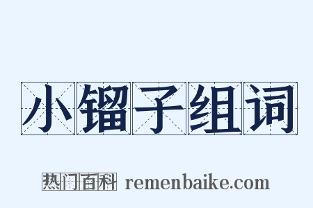 小镏子组词是什么意思的图片